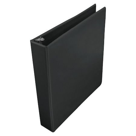 School Smart BINDER VIEW ROUND RING 1.5 IN BLACK 086392